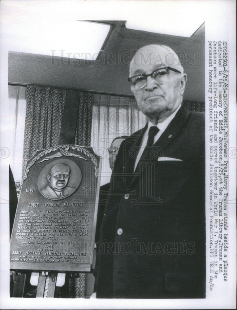 1965 Former Pres. Harry Truman-Historic Images