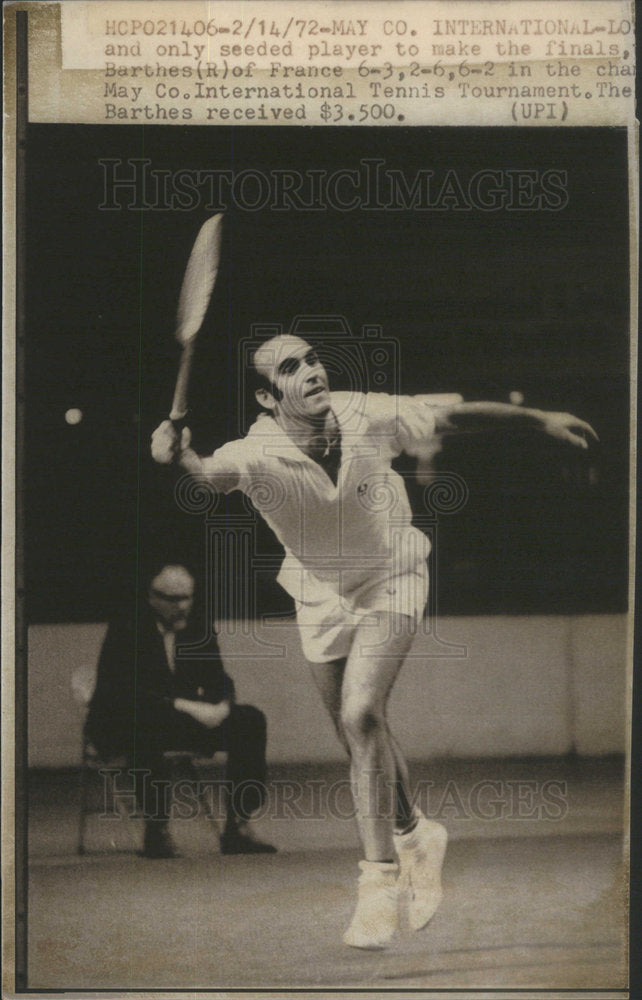 1972 Andres Gimeno Spain Tennis Player-Historic Images