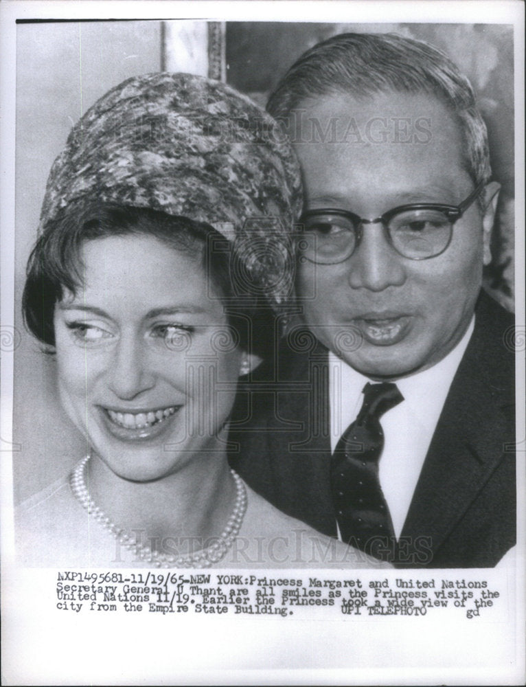 1965 Princess Margaret Snowdon Countess England Royalty - Historic Images