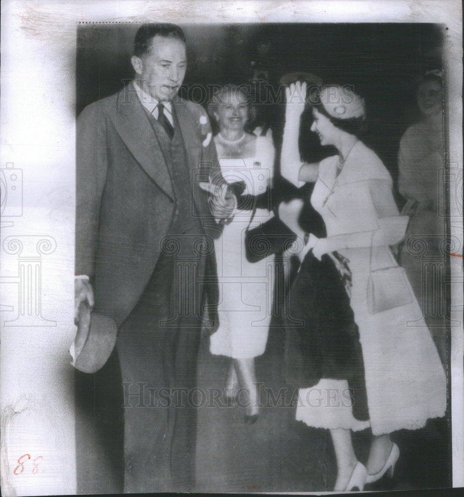 1955 PRINCESS MARGARET GOVERNMENT HOUSE PORT  SPAIN-Historic Images