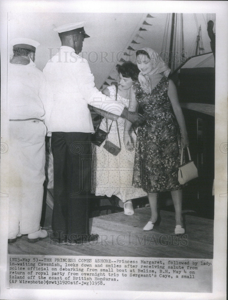 1958 Press Photo Princess Margaret England Royalty - Historic Images