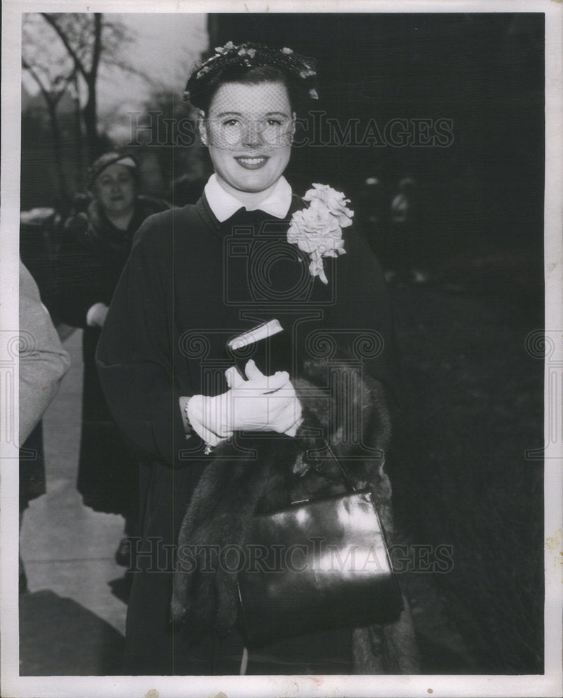 1951 Mrs. Rita Rend Lynch Chicago Area Socialite-Historic Images