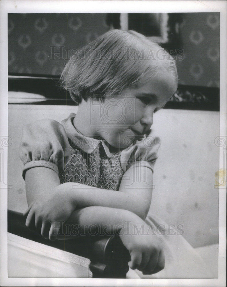 1953 Princess Marijke Muses Pensively in this Charming Study-Historic Images