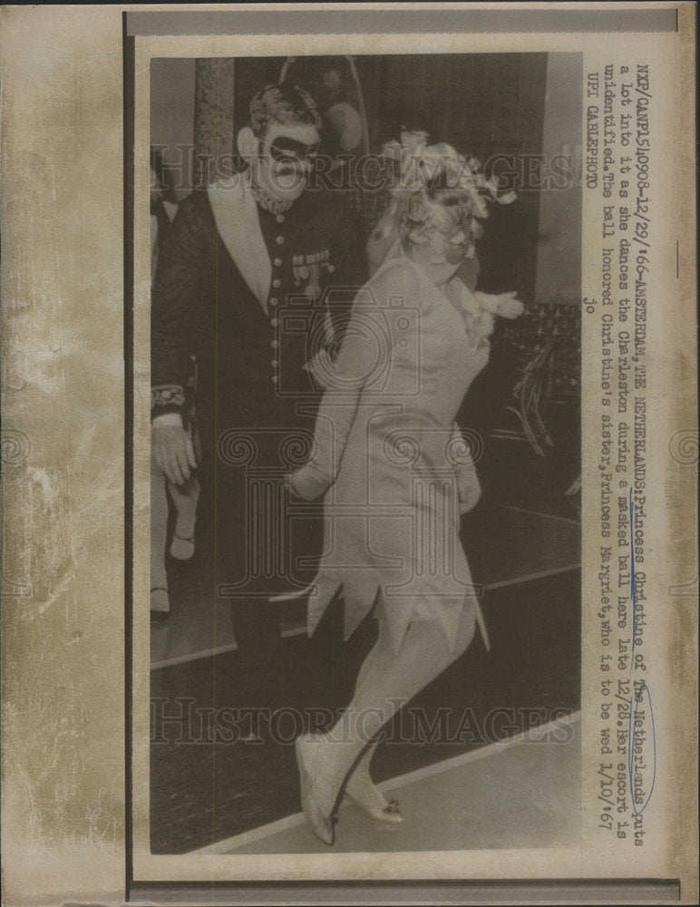 1966 Princess Christine Dances the Charleston During Masked Ball-Historic Images