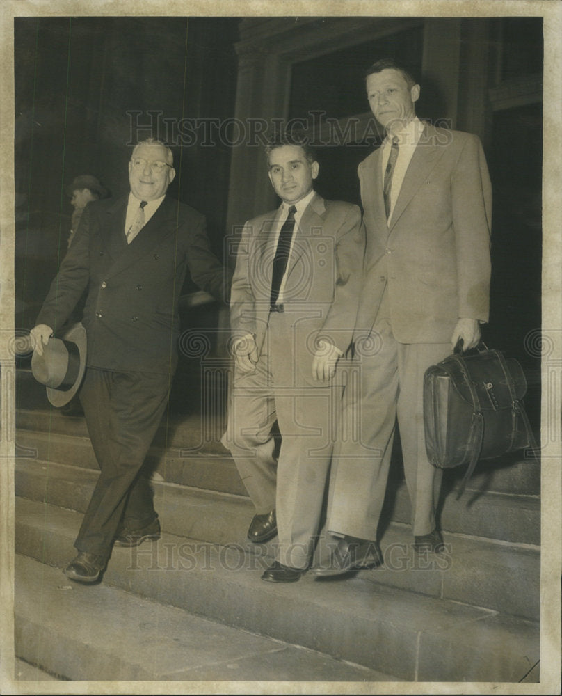 1954 Edward Monaghan Tony Marino Frank Oliver Attorney Chicago Bldg-Historic Images
