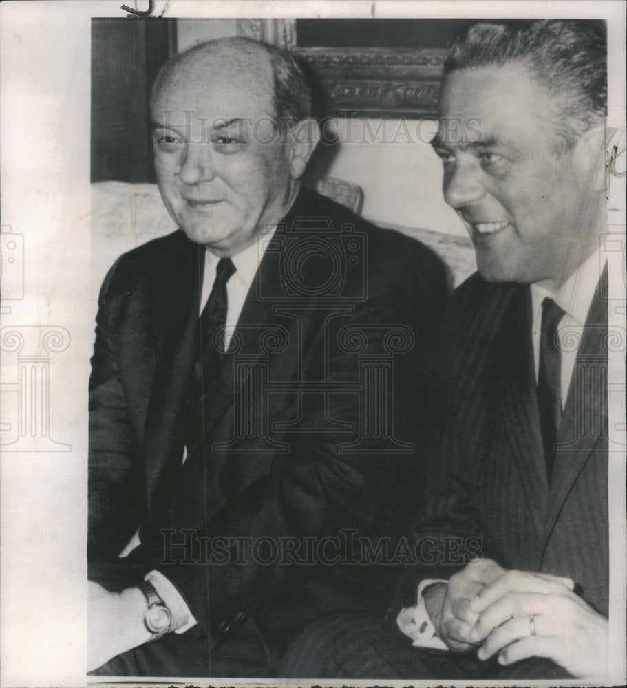1964 Dean rusk Vic Marijnen Hague Brussels Joseph Dutch Atlantic-Historic Images