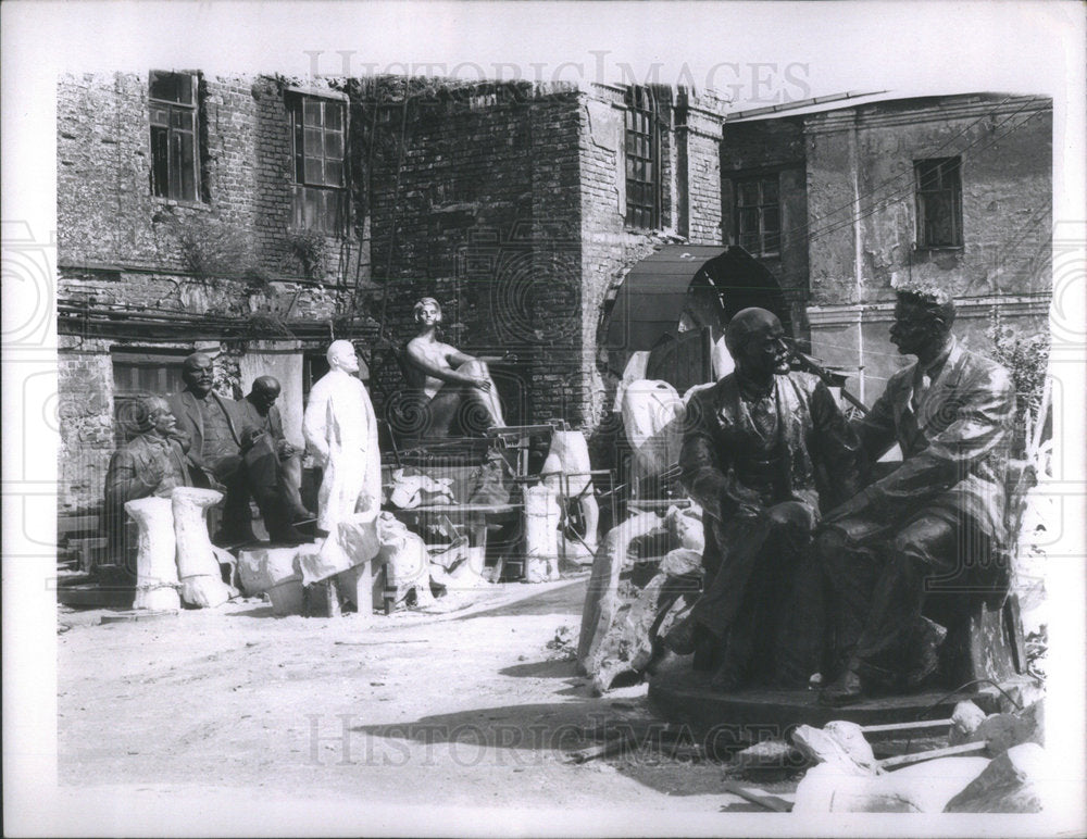 1963 Lenin Stage Completion Dominates Taganska Moscow Revolutionary-Historic Images