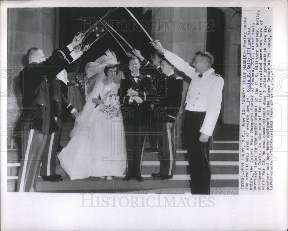 1963 Lt. Colin P. Kelly, III with Bride-Historic Images