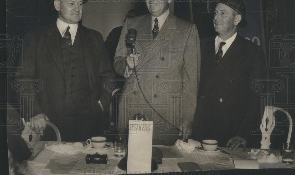 1941 Mayor Edward Kelly @ Underground Luncheon 4 Kiwanis Club-Historic Images