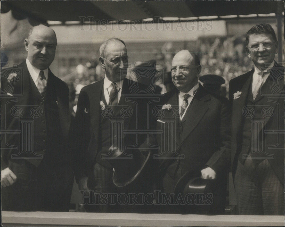 1933 Mayor Kelly Gov. Horner, Rufus C. Dawas General James A. Fairly-Historic Images