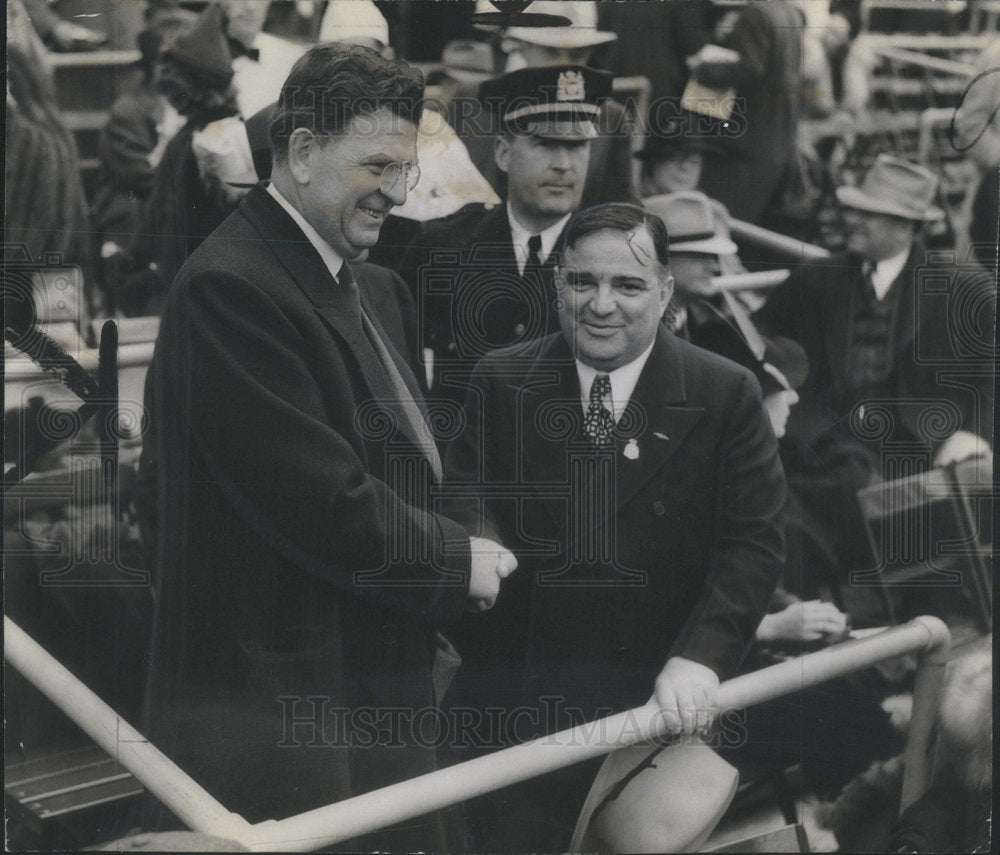 1938 Mayors Edward RellyChicago  Florello Laguardia New York Yankees-Historic Images