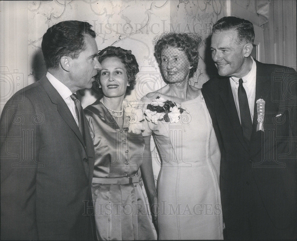 1960 Richard Nixon Henry Cabot Lodge Jr Sheraton Blackstone Hotel-Historic Images