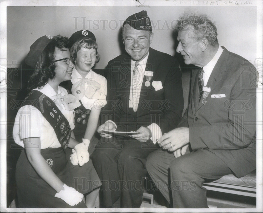 1958 Henry Cabot Lodge,UN Amb,Senator Everett Dirksen Girl Scouts-Historic Images