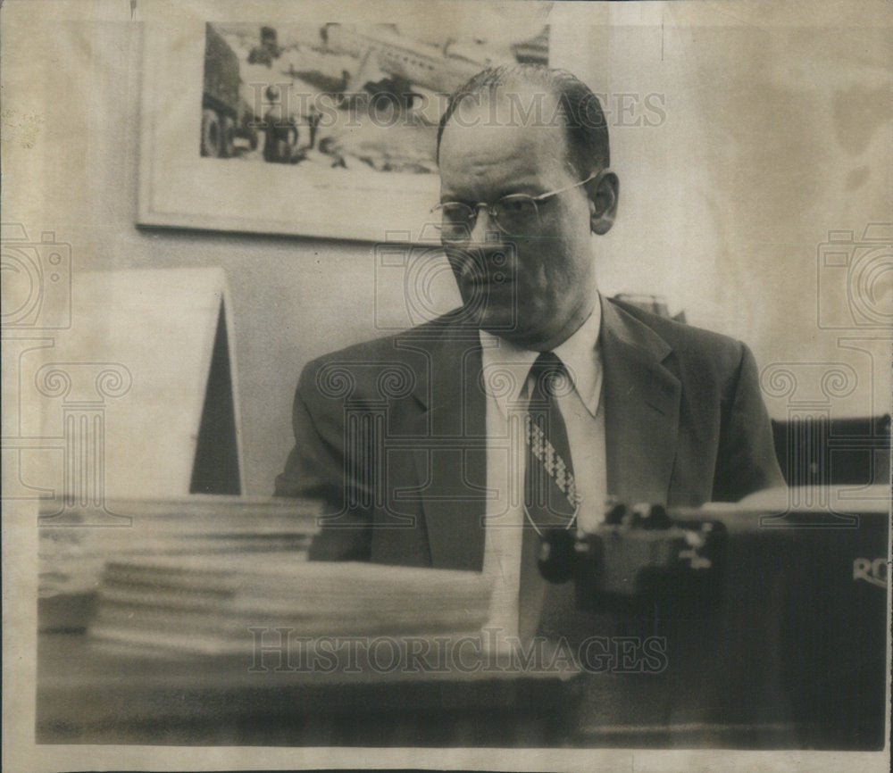 1954 John J. Lucas Jr. Staff Secretary Army Robert Stevens Pentagon-Historic Images