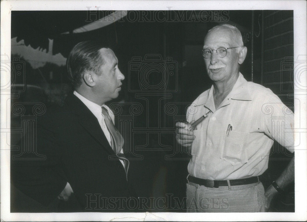 1952 Joseph Hurst Adlai Stevenson Sam Lubell President-Historic Images