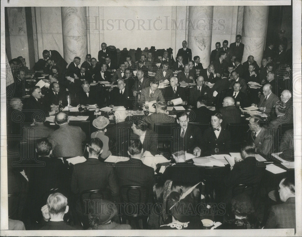 1938 Dr. Isador Lubin Senate Unemployment-Historic Images