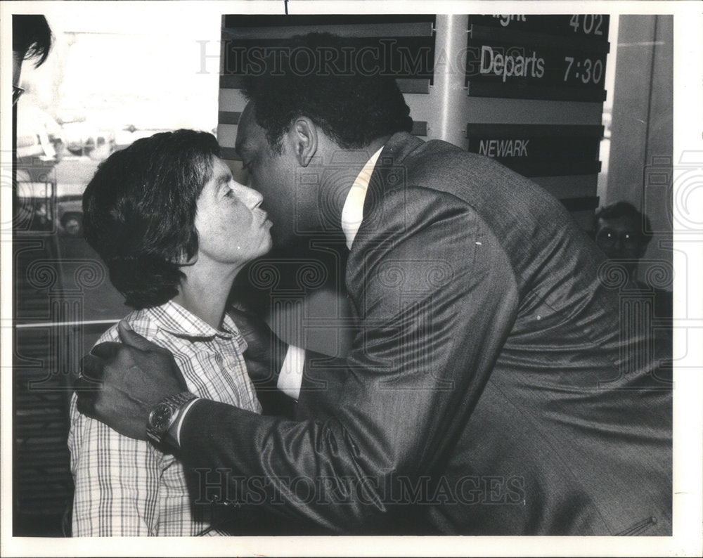 1987 Rev.Jessoe Jackson Mrs Elizabeth Linder Benjamin Nizaraqua Kiss-Historic Images