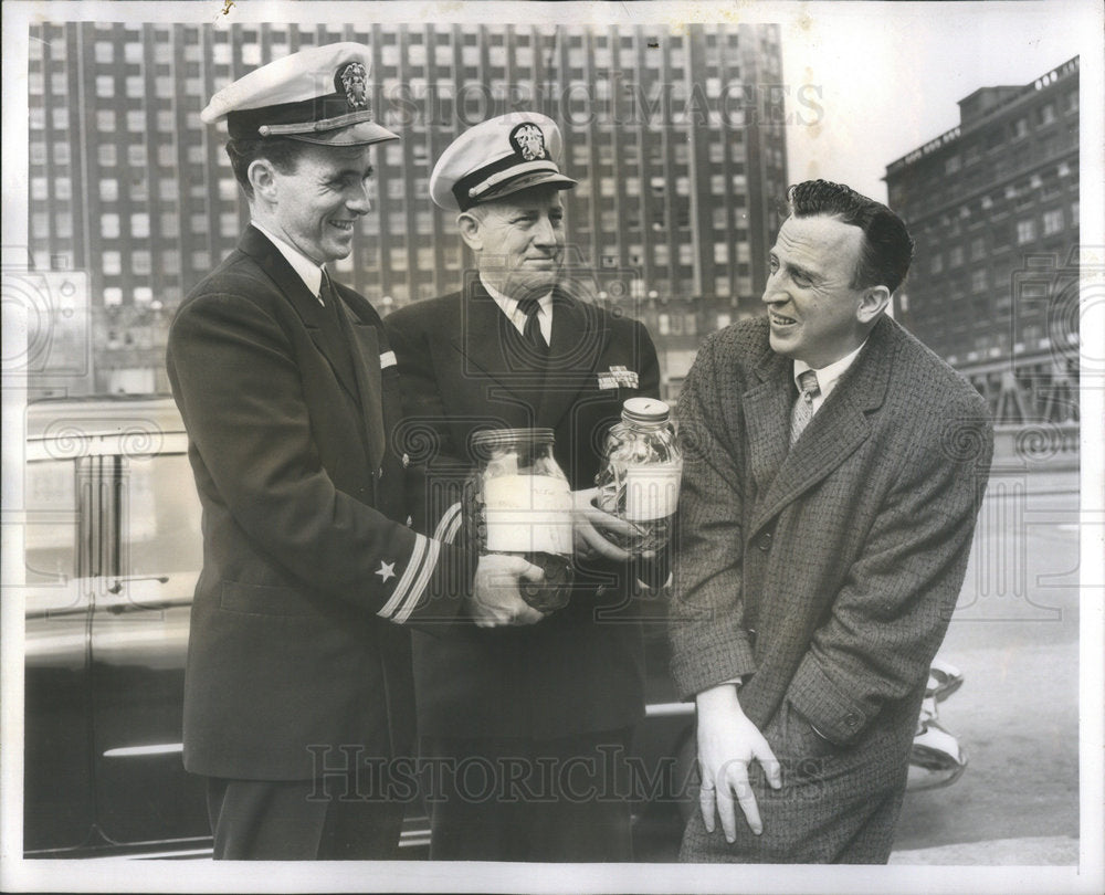 1957 Phil Lind Ehugh Mac Cahey Naval Recruiting office Pulliam Naval-Historic Images