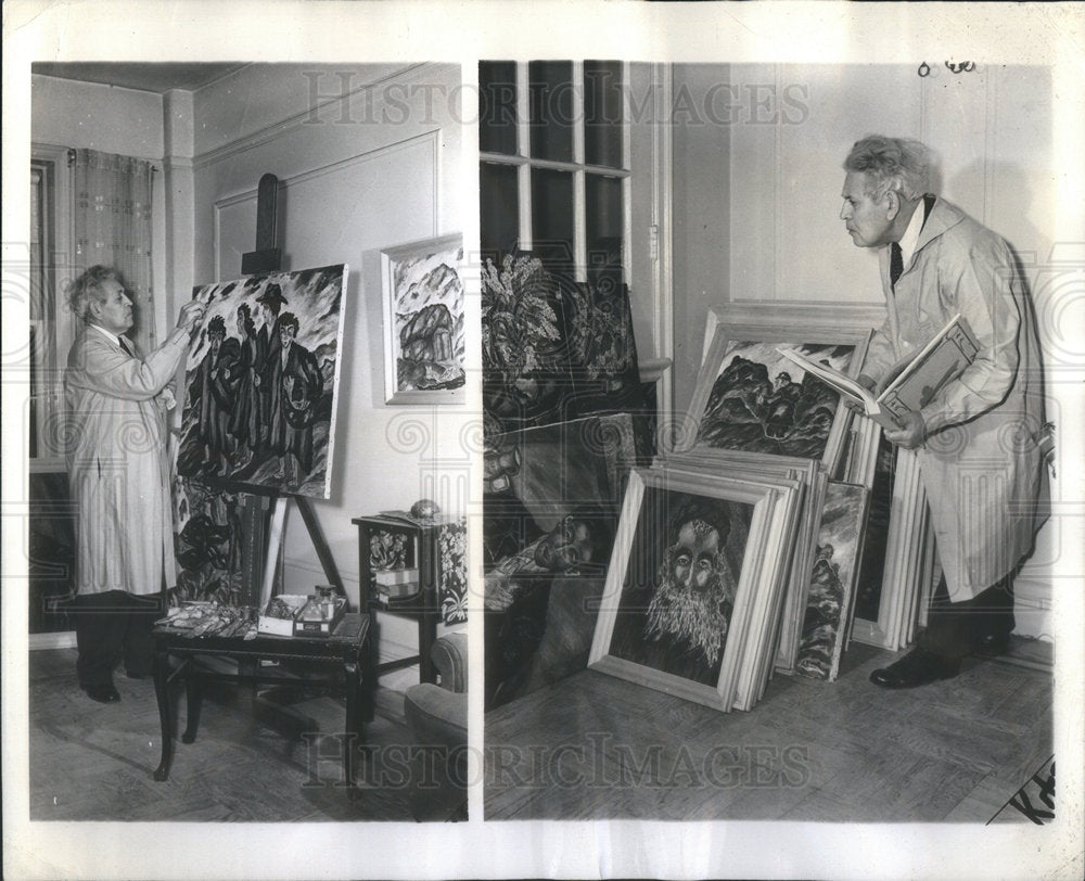 1943 Abraham Levin, Artist-Historic Images