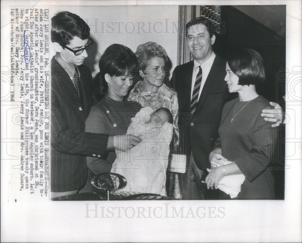 1968 Christening Leweis Gransoshuert CDNA Assert Welsh Gamesme name-Historic Images