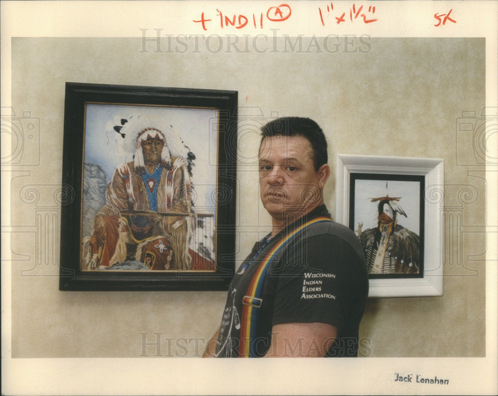 1990 Jerry Lewis director Woodlands Native American Museum-Historic Images