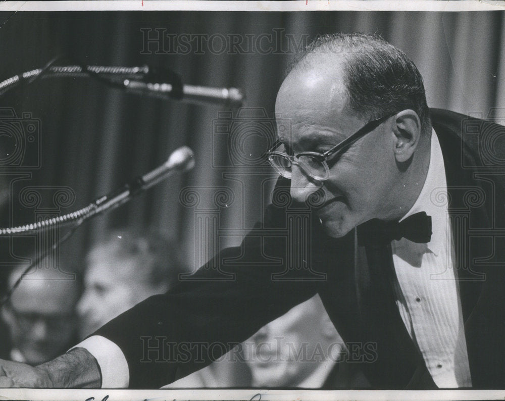 1968 Press Photo Edward Levi President University Chicago Inauguration Conrad - Historic Images