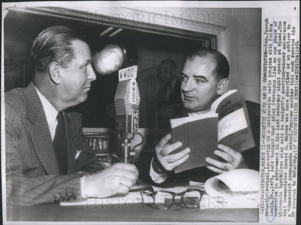 1954 Joseph McCarthy Fulton Lewis Adlai Stevenson Miami Edward ...
