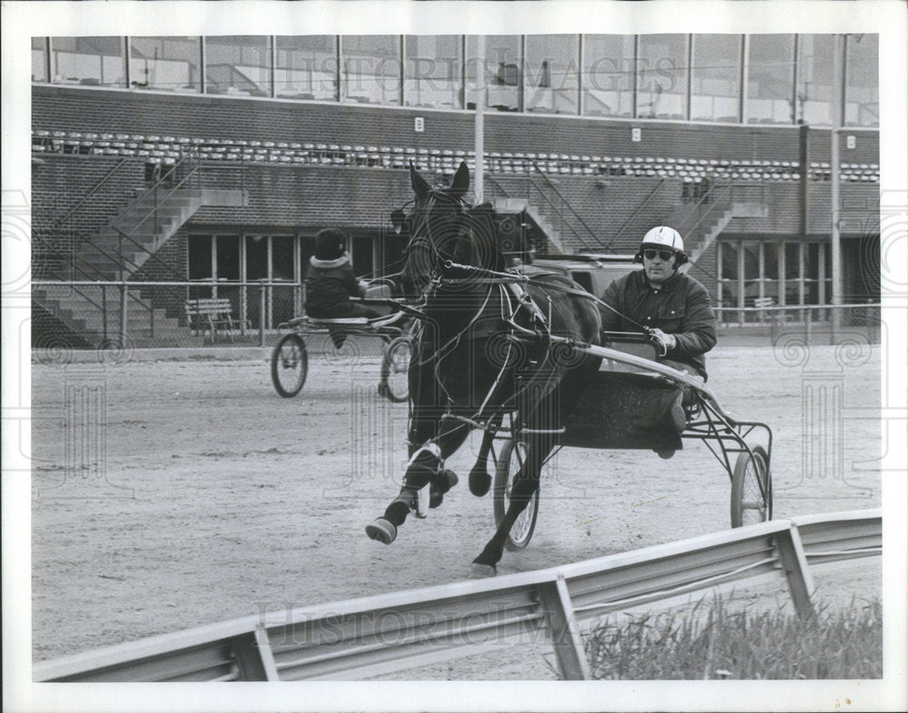 1974 Bryan James Harness Racing Driver - Historic Images