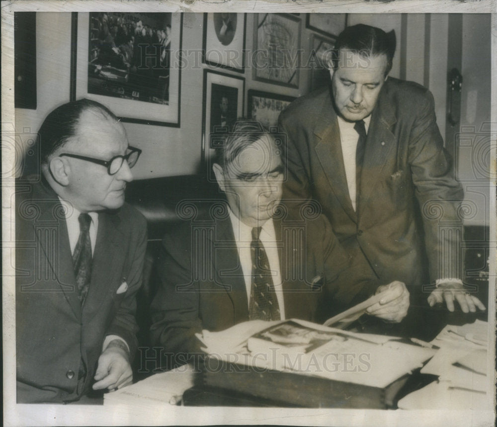 1957 Press Photo Civil Rights Strategy Representative Allen Martin Scott - Historic Images