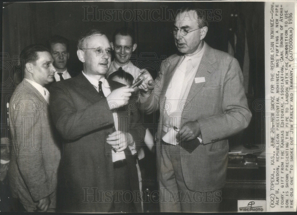 1936 Gov. Alf M. Landon-Historic Images