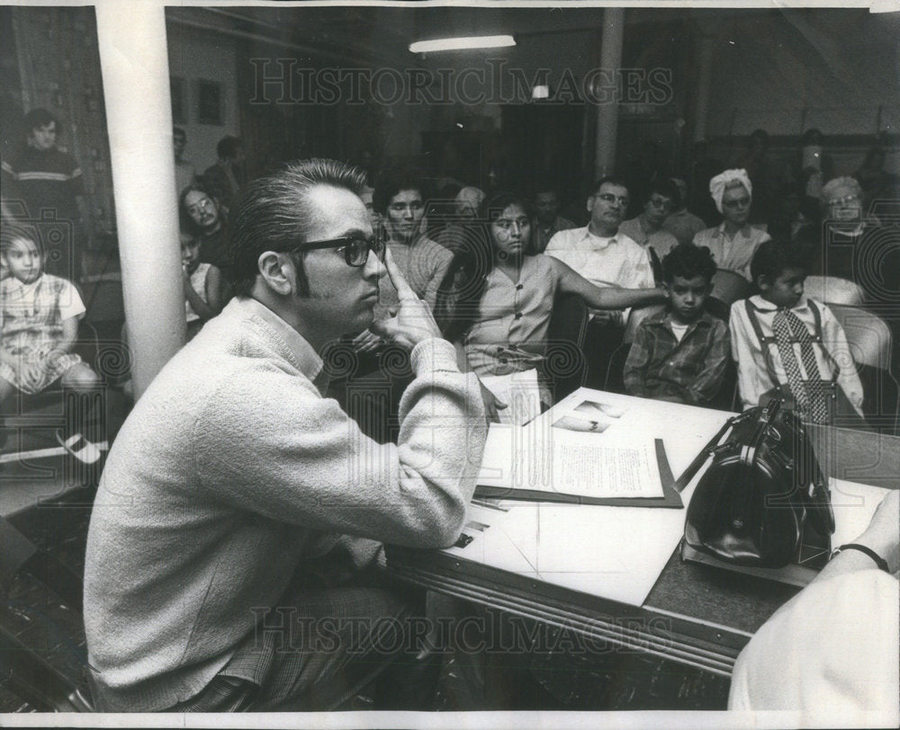 1971 Landlord Barry Huskill is berated by Mrs. Mary Janka at the NCO - Historic Images