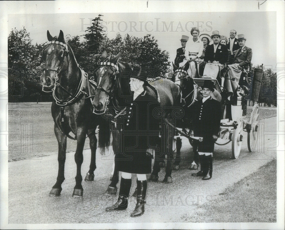1967 Maureen Gilbey coach driver for the Royal family at Royal Ascot - Historic Images