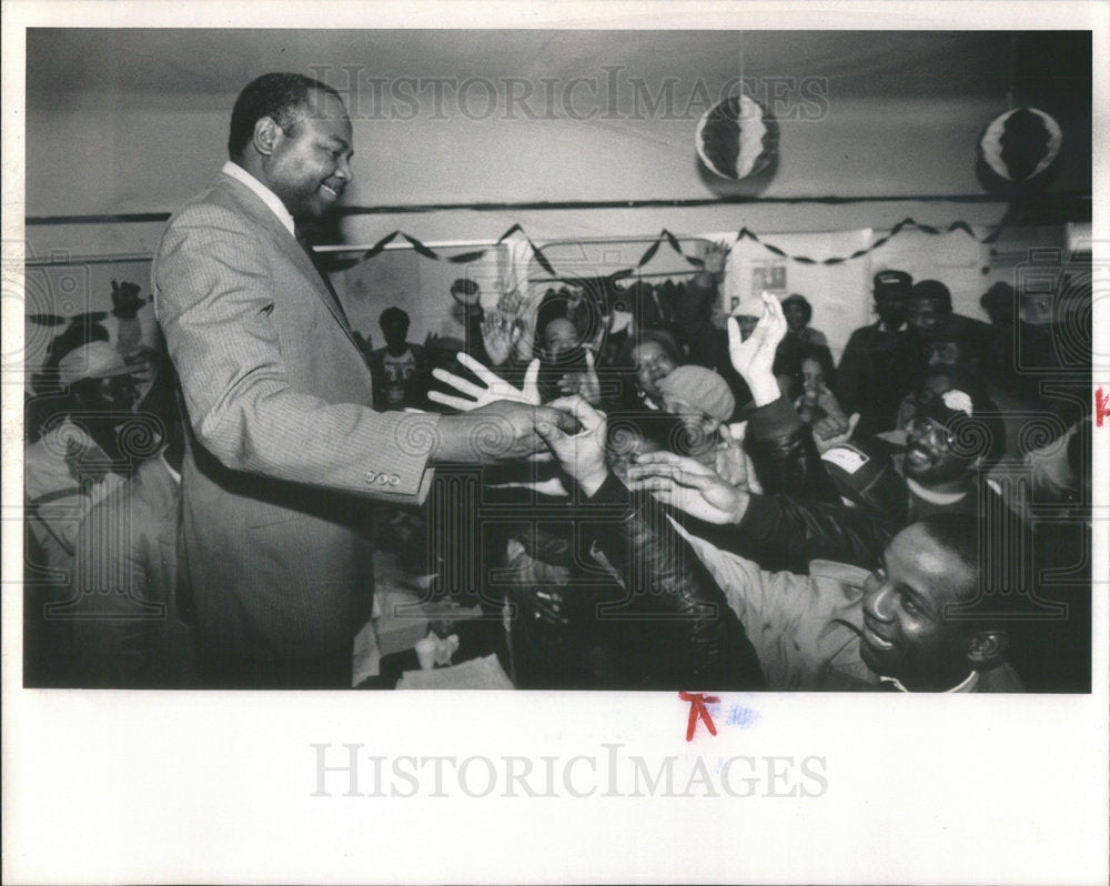 1986 Alderman Candidate Percy Giles-Historic Images