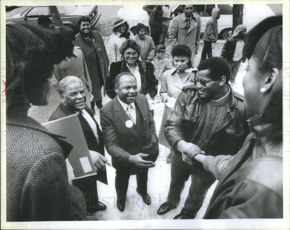 1986 Mayor Washington/Chicago/Percy Giles/Alderman Candidate-Historic Images