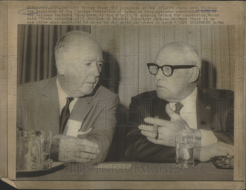 1958 William Lee, President of the Chicago Federation of Labor-Historic Images