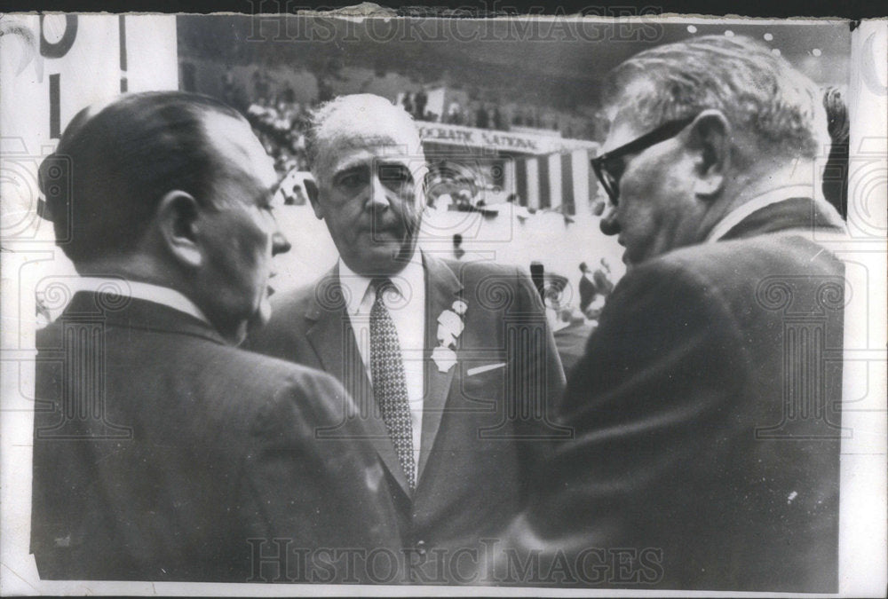 1960 Richard William Lee John Steale Discussing Convention Progress-Historic Images