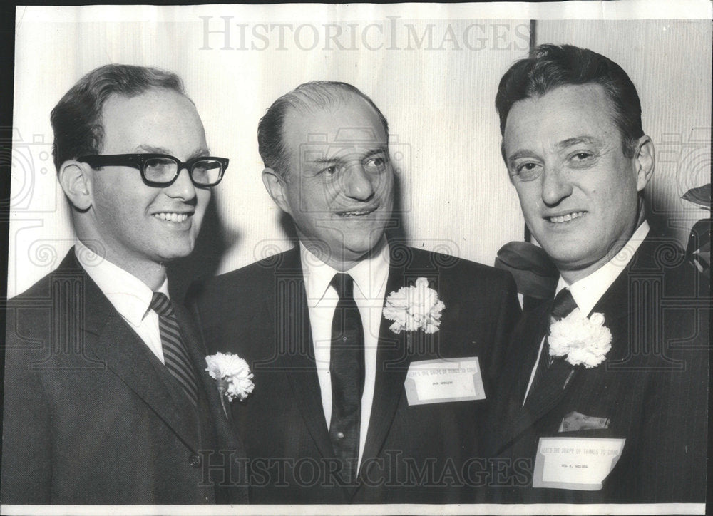 1966 Richard Loundy with Ald. Jack Sperling and Sol Weiner at the an - Historic Images