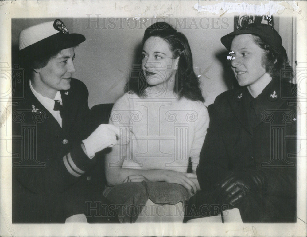 1942 Press Photo Lieut Dorothy Stratton leader Wave school Madison Wisconsin - Historic Images