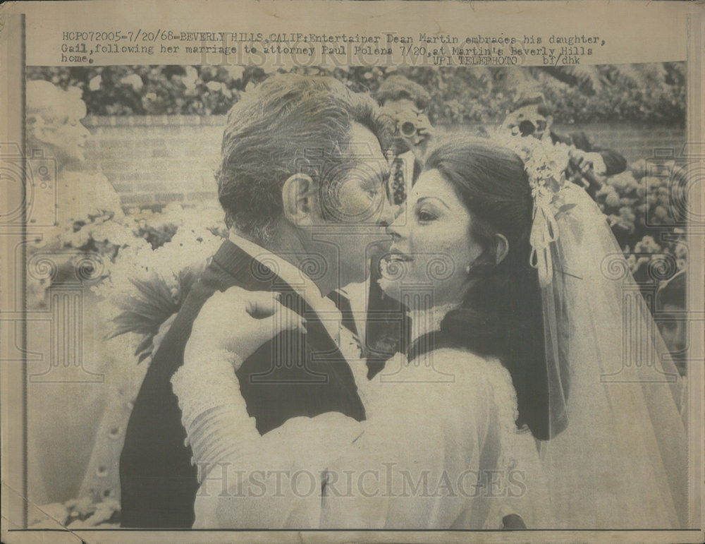 1968 Dean Martin Polena Gail marriage attorney Paul Beverly Polena-Historic Images