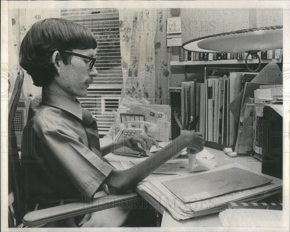 1971 Miss Kennedy Benefactor Ken Janiszewski  Desk South Side Home-Historic Images