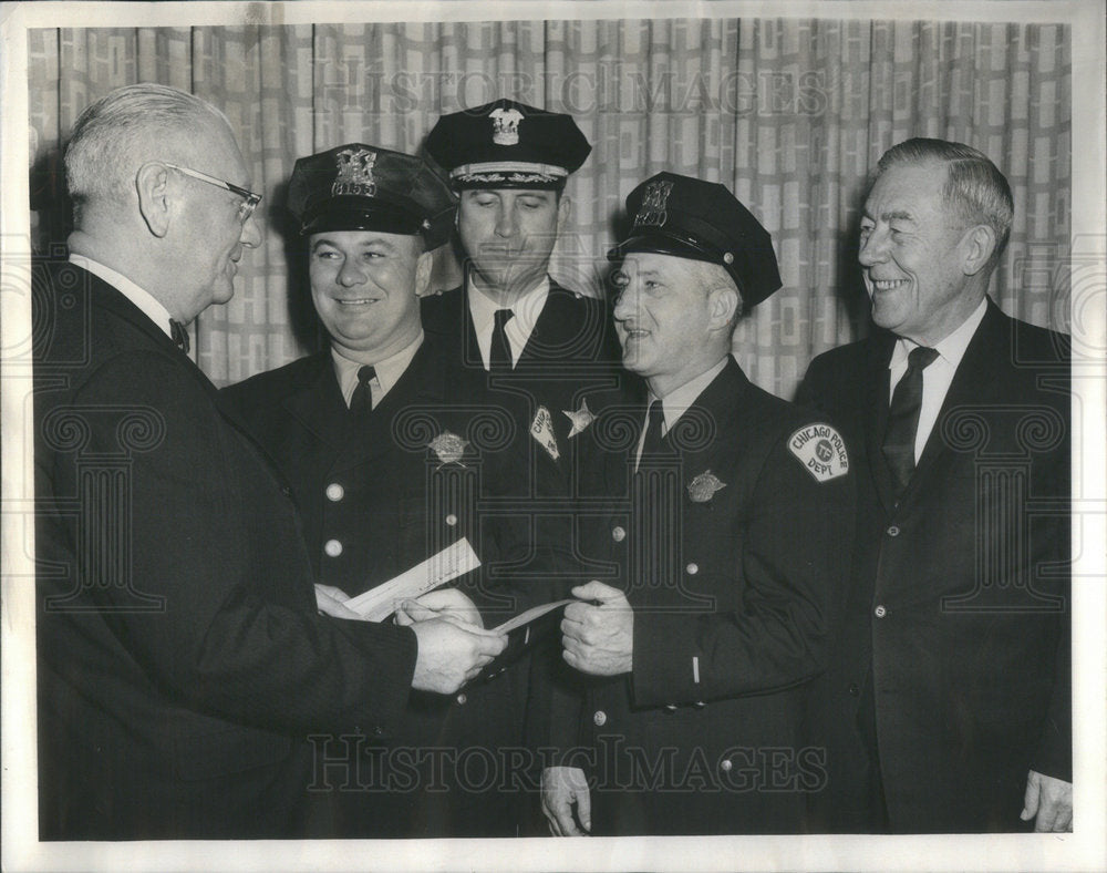 1963 Robert Raleigh Traffic Board Task Force Policemen Leroy James - Historic Images