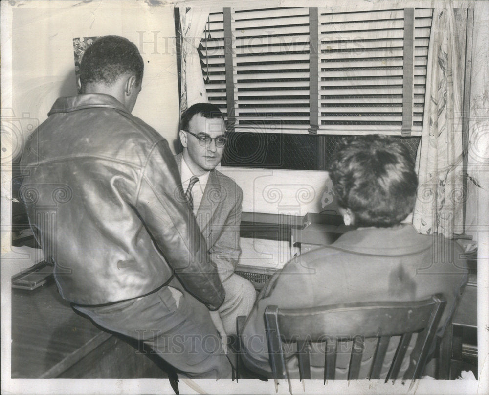 1955 George Klein, Field Director of Englewood Office of Juvenile-Historic Images