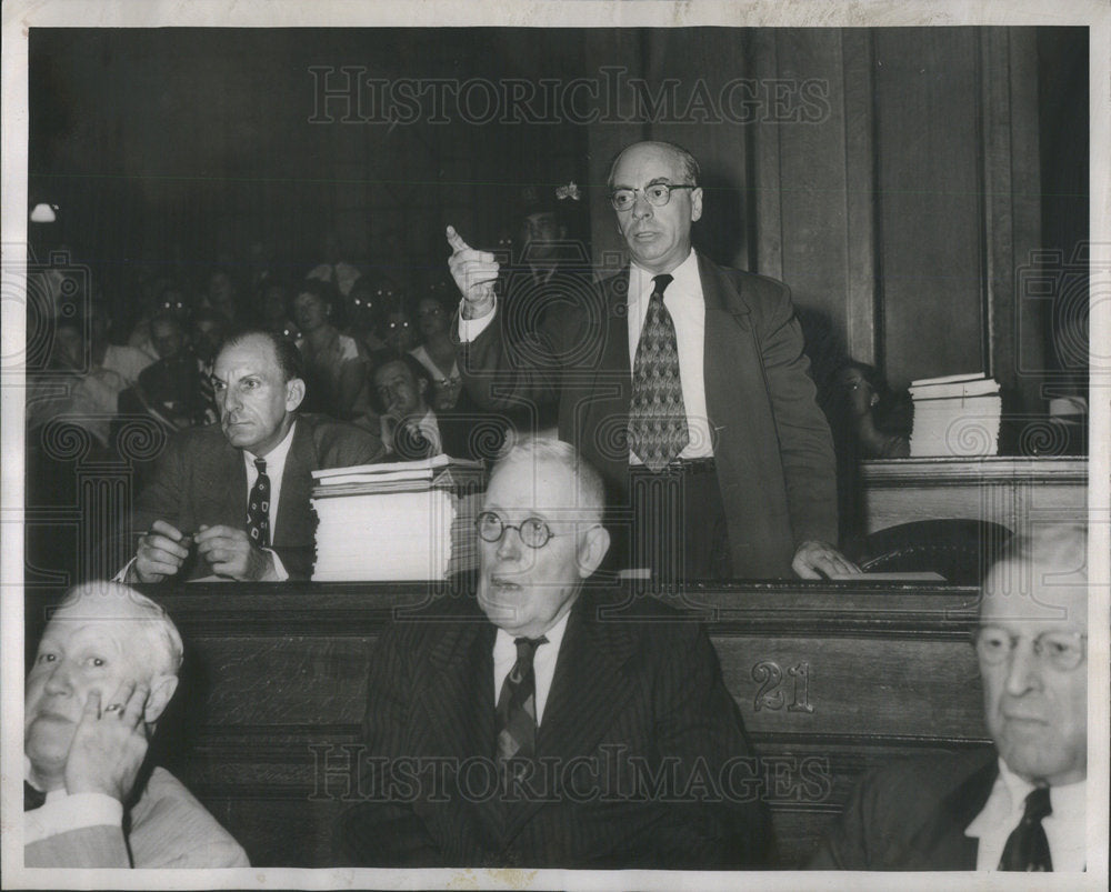 1951 Atty Herman Klein City Hall Moretti Inquest Organization-Historic Images