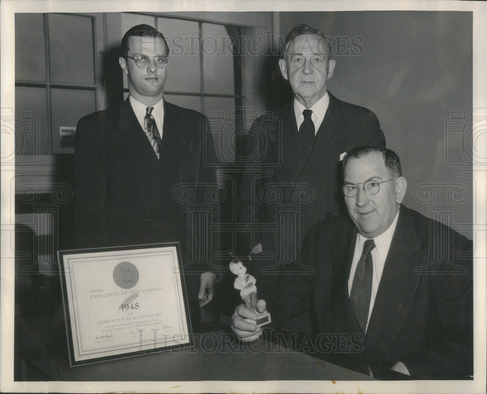 1948 Press Photo Otto G. Klein Chicago director of war Assets administration - Historic Images