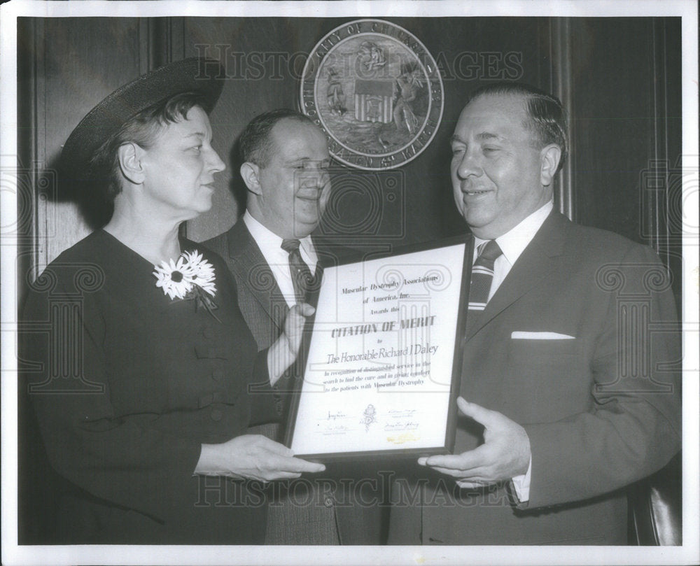 1958 Mrs Otto Kling President Chicago Chapter Muscular Dystrophy-Historic Images