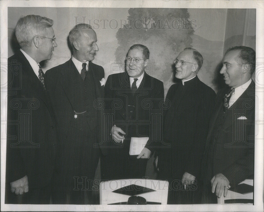 1947 Leader Institute Social Study Bismarck Hotel Jerome Kerwin Meet-Historic Images