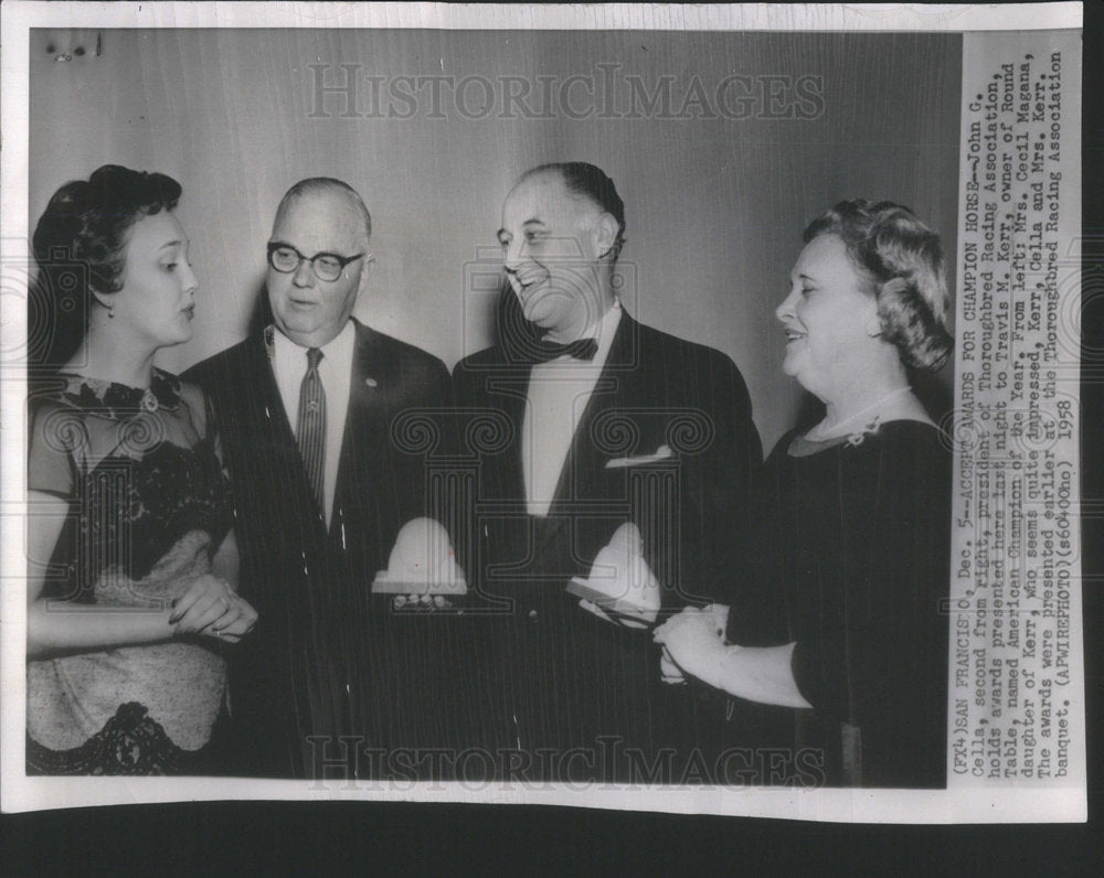 1959 American Champion Year Travis M. Kerr, Owner Horse Round Table-Historic Images