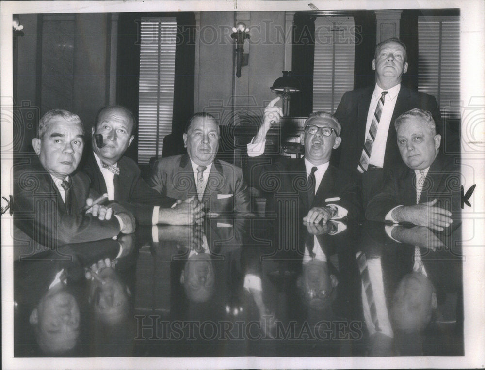 1962 Clyde Fitzpatrick railroad president chairman Kennedy Felix-Historic Images