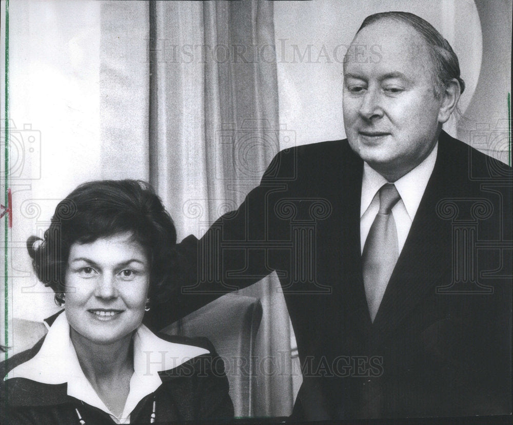 1975 Mr. and Mrs. John Heath British Counsul General Chicago-Historic Images