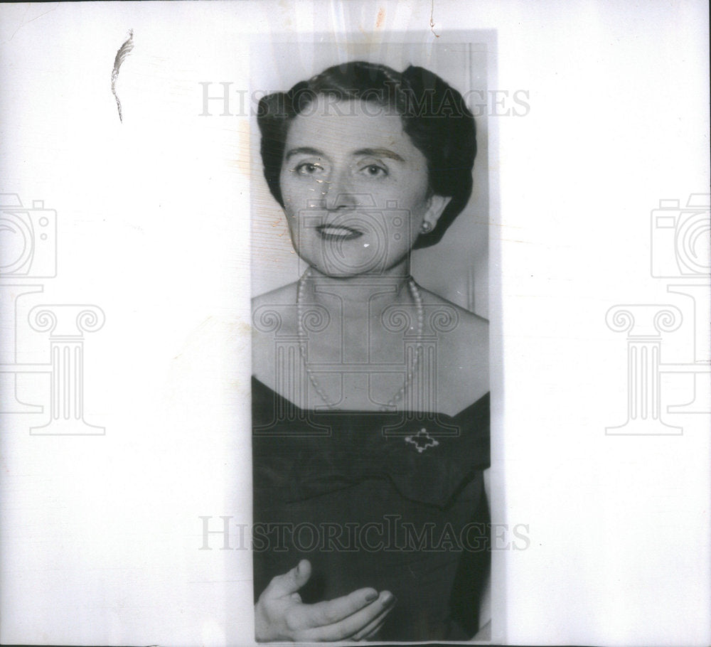 1960 Donna Carla Gronchi wife Italy President Giovanni Soviet Moscow-Historic Images